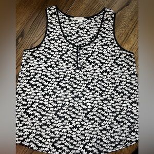 Adam Levine  Tank Top Blue Elephants Size Large